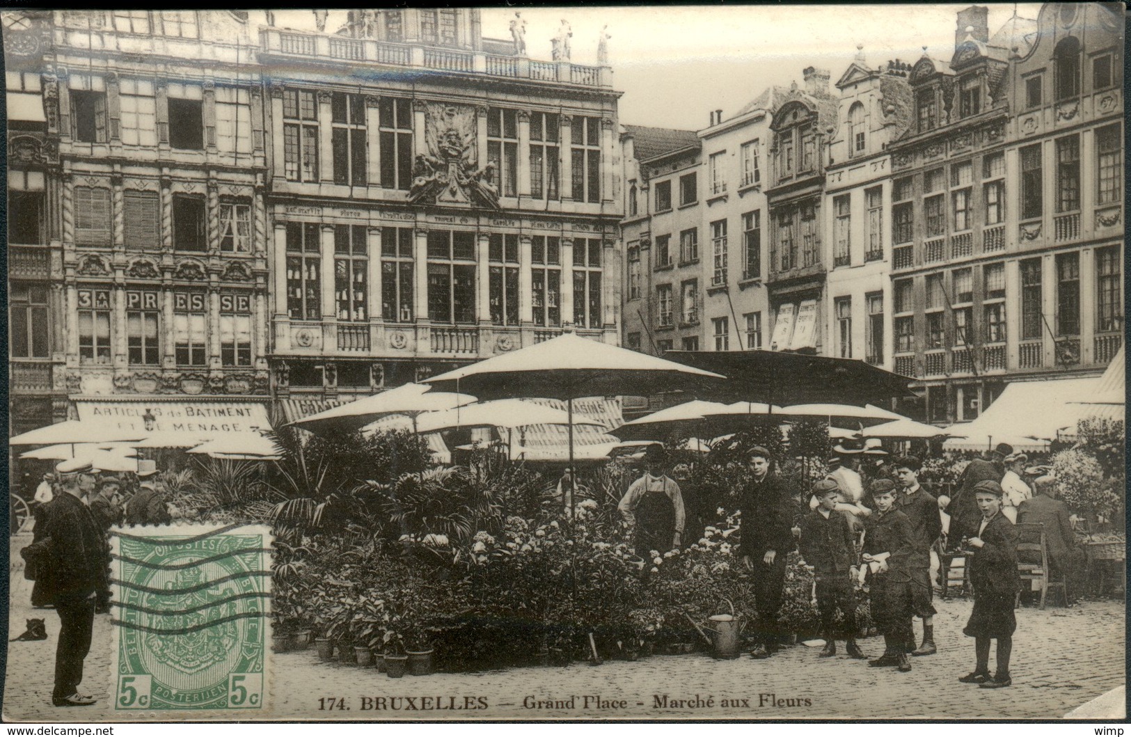 BRUXELLES :   Grand'Place : Marché Aux Fleurs - Monumenten, Gebouwen