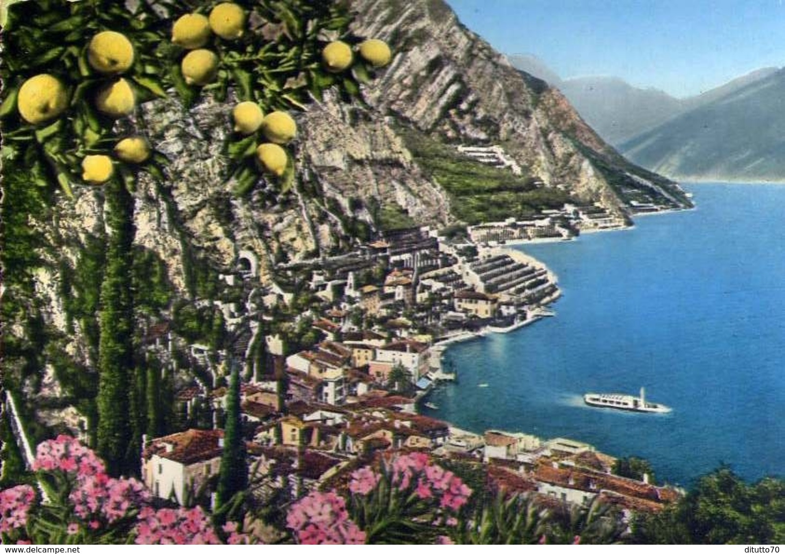 Limone - Lago Di Garda - 121 - Formato Grande Viaggiata Mancante Di Affrancatura – E 10 - Brescia