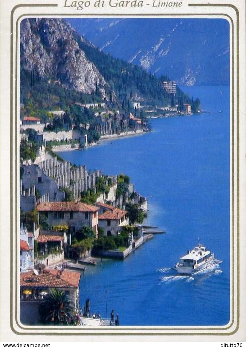 Limone - Lago Di Garda - 2111 - Formato Grande Viaggiata – E 10 - Brescia