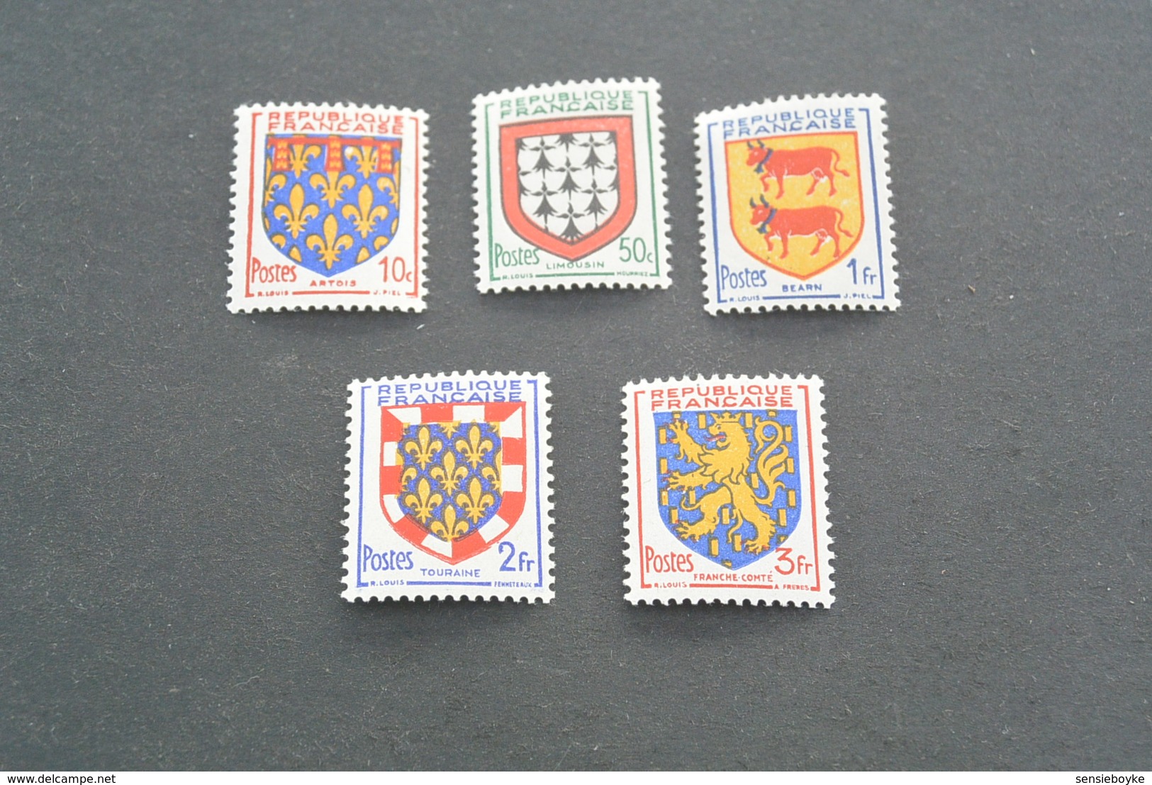 K19082-set MNH France 1951 - SC. 659-663 - Armoiries - 1941-66 Wappen