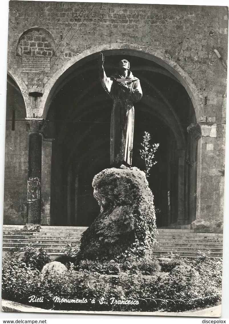 W1331 Rieti - Monumento A San Francesco / Viaggiata 1960 - Rieti