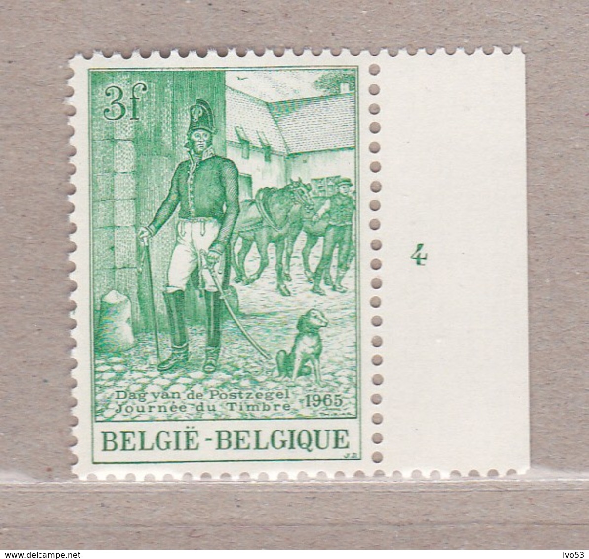 1965 Nr 1328** Plaatnummer:4.DAG VAN DE POSTZEGEL. - 1961-1970