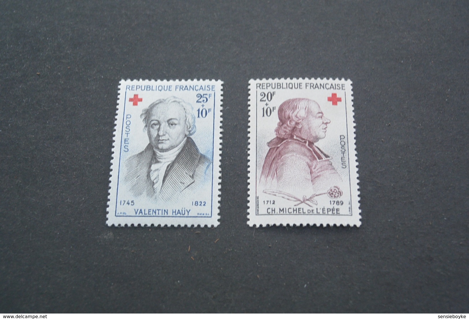 K18977 -set MNh France 1959 - SC. B337-338 - Croix Rouge - Red Cross - Croce Rossa