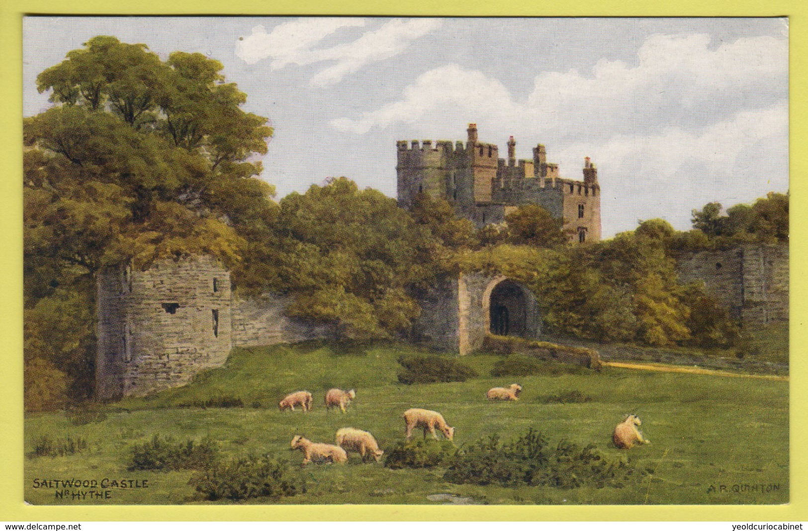 Isle Of Wight - Hythe, Saltwood Castle By A. R. Quinton  - J. Salmon 3317 Postcard - Other & Unclassified