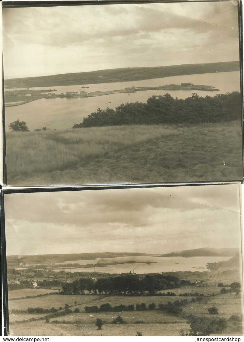 TWO A3 SIZED PHOTOGRAPHS LARNE LOUGH - COUNTY ANTRIM - NORTHERN IRELAND - Antrim