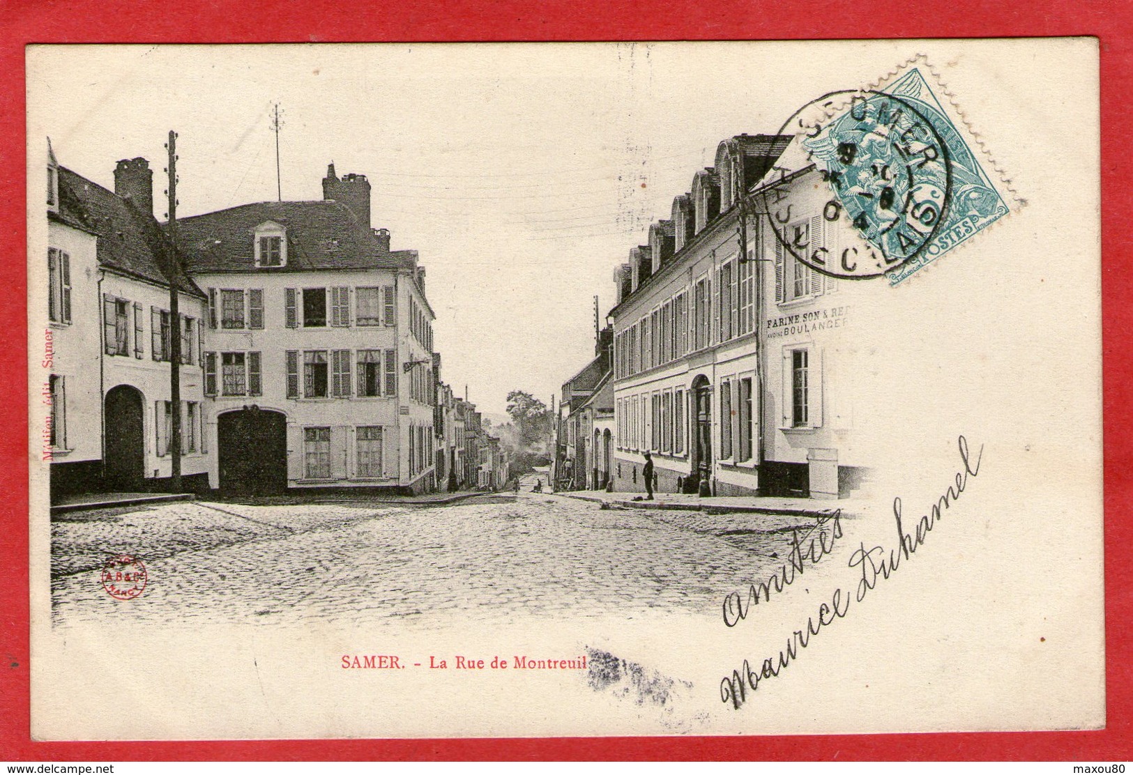 SAMER - La Rue De Montreuil - 1904 - - Samer