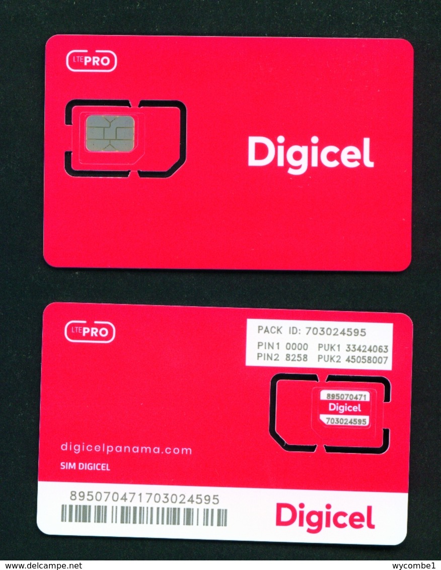 PANAMA - Digicel SIM Card Mint With Chip - Panama