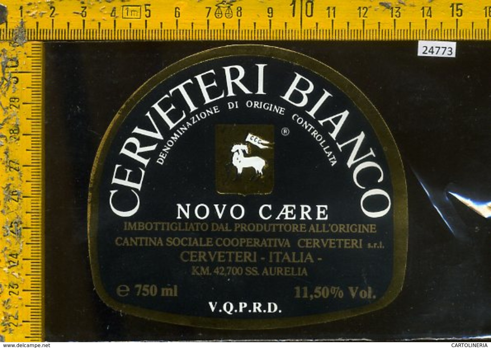 Etichetta Vino Liquore Cerveteri Bianco Novo Caere - Cerveteri - Altri & Non Classificati