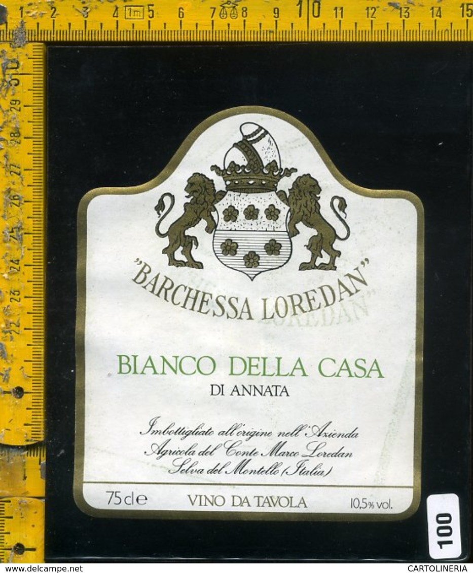 Etichetta Vino Liquore Bianco Della Casa Barchessa Loredan-Selva Del Montello - Altri & Non Classificati