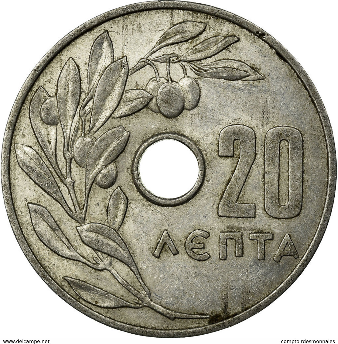 Monnaie, Grèce, 20 Lepta, 1964, TB+, Aluminium, KM:79 - Grèce