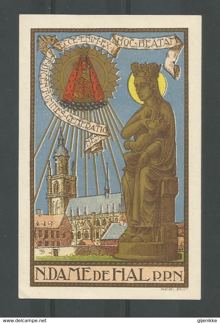 Holy Card. Notre-Dame De Hal - Religion & Esotérisme