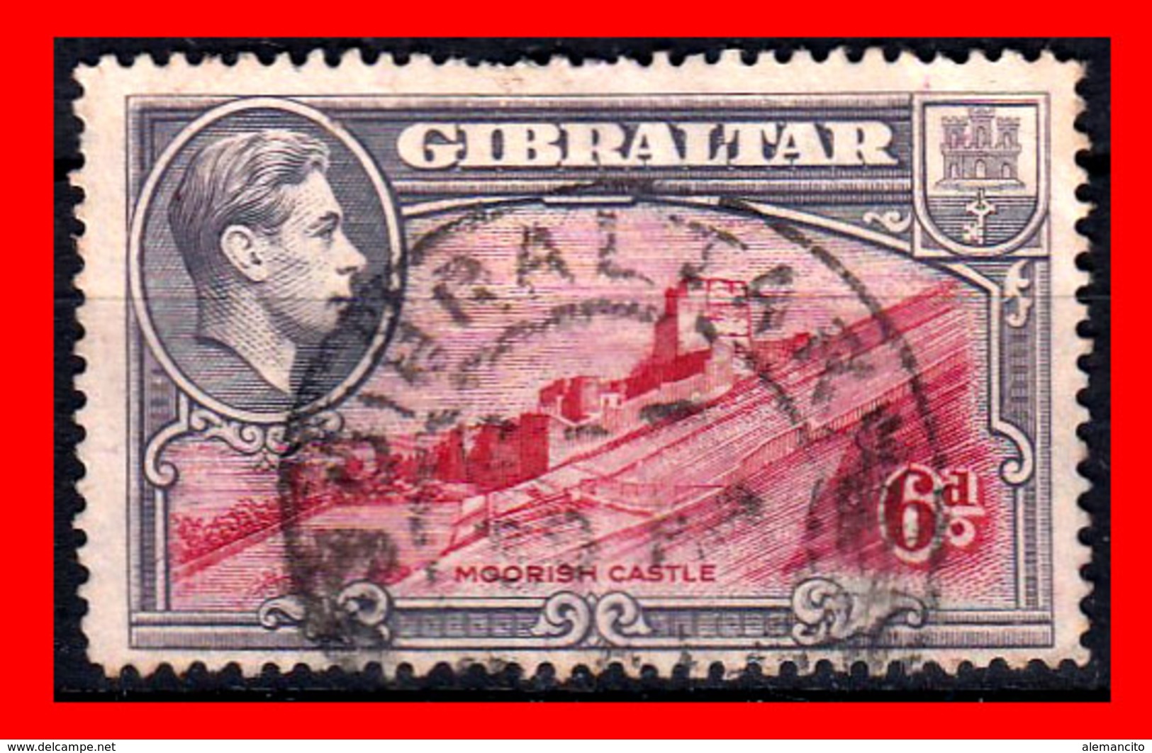 GIBRALTAR SELLO 1950 OVERPRINTED "NEW CONSTITUTION 1950" - Gibraltar