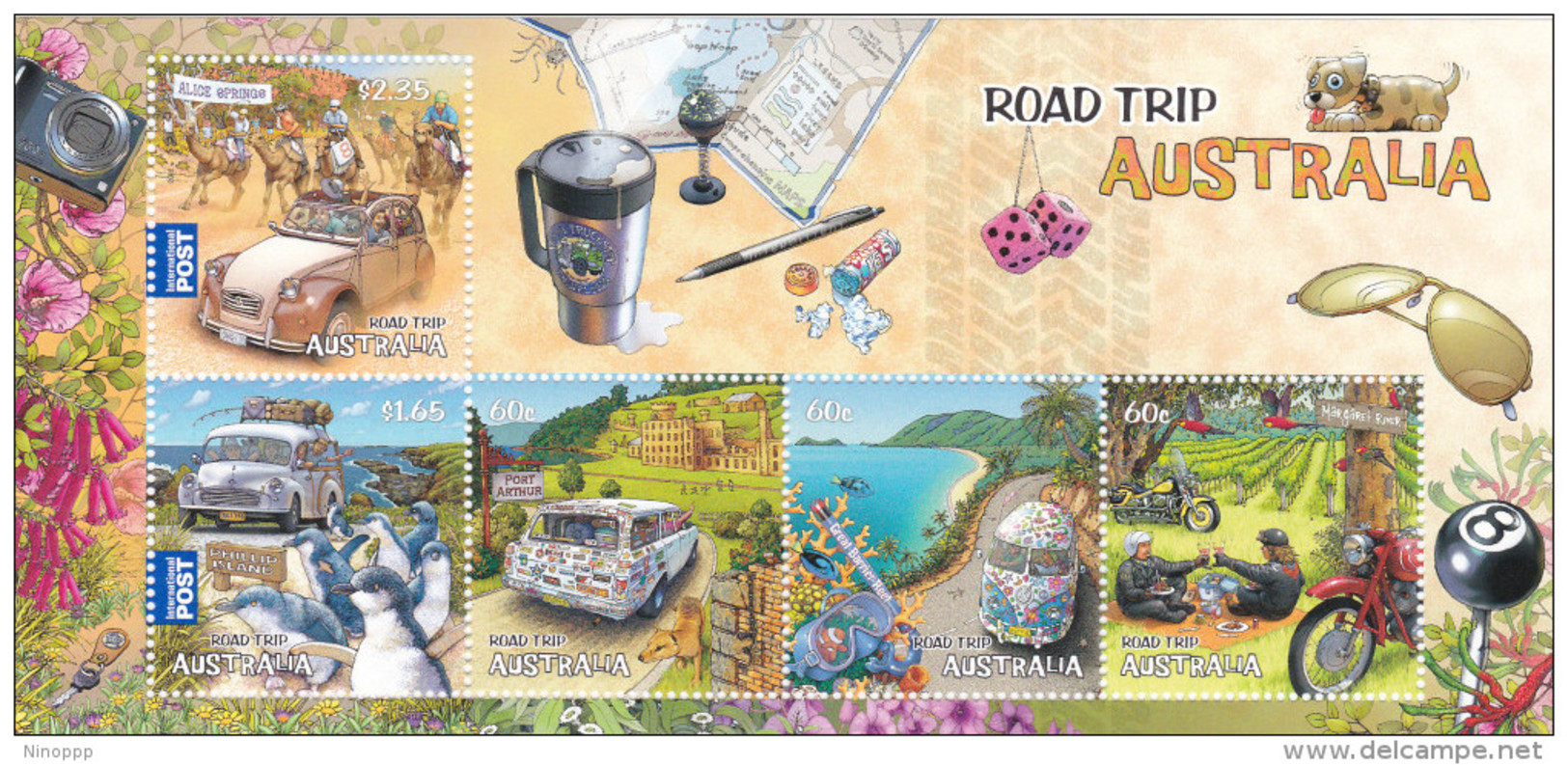 Australia 2012 Road Trip Miniature Sheet MNH - Mint Stamps