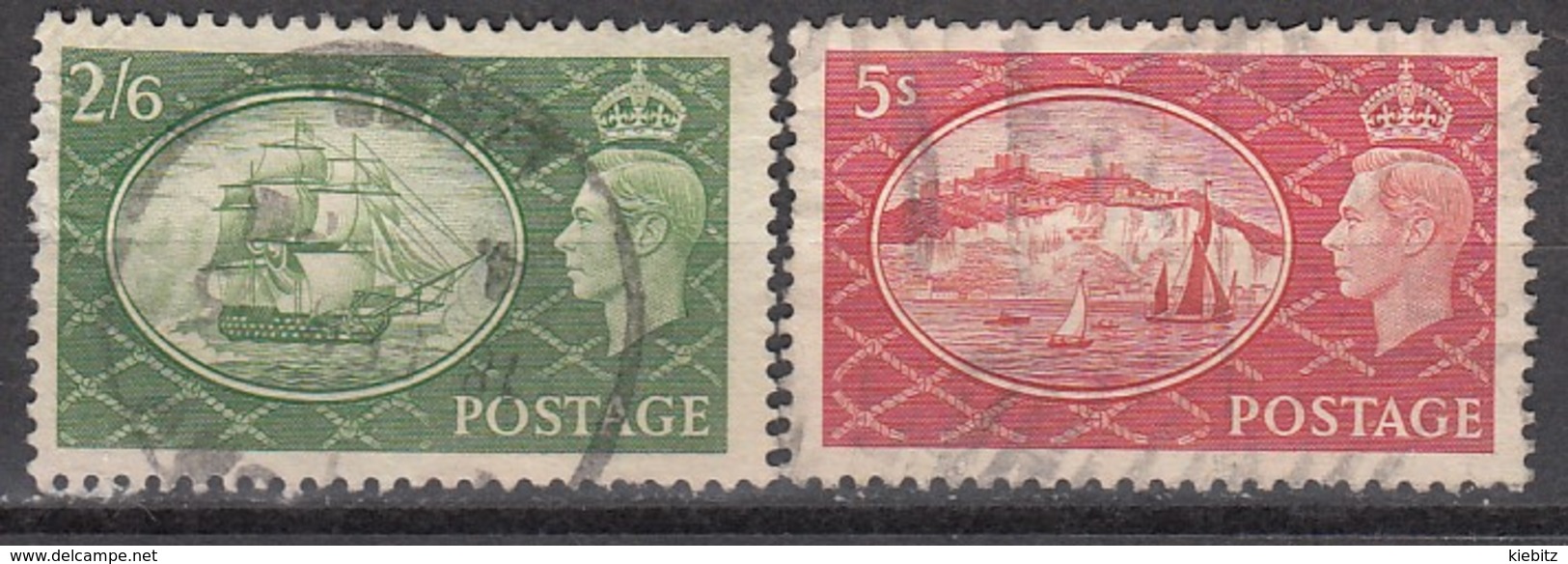 GB 1951 - MiNr: 251 + 252   Used - Gebraucht