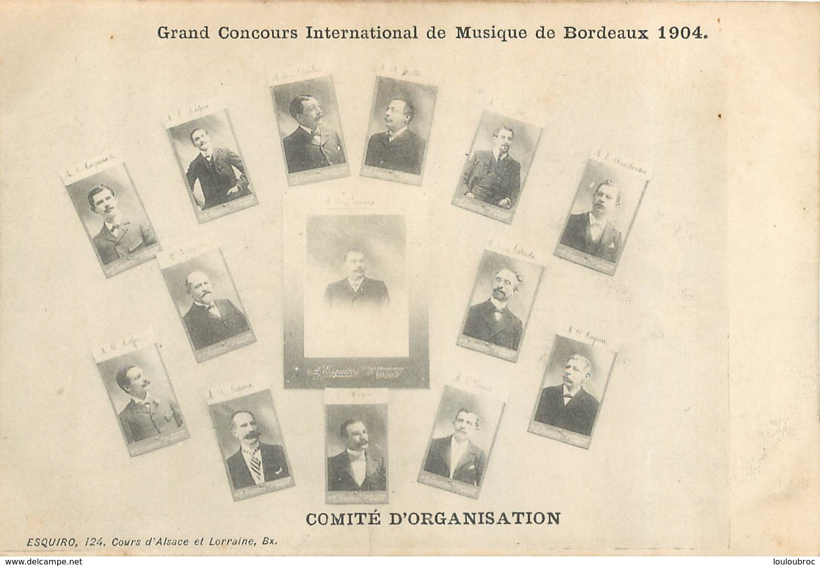 BORDEAUX GRAND CONCOURS INTERNATIONAL DE MUSIQUE 1904 - Bordeaux