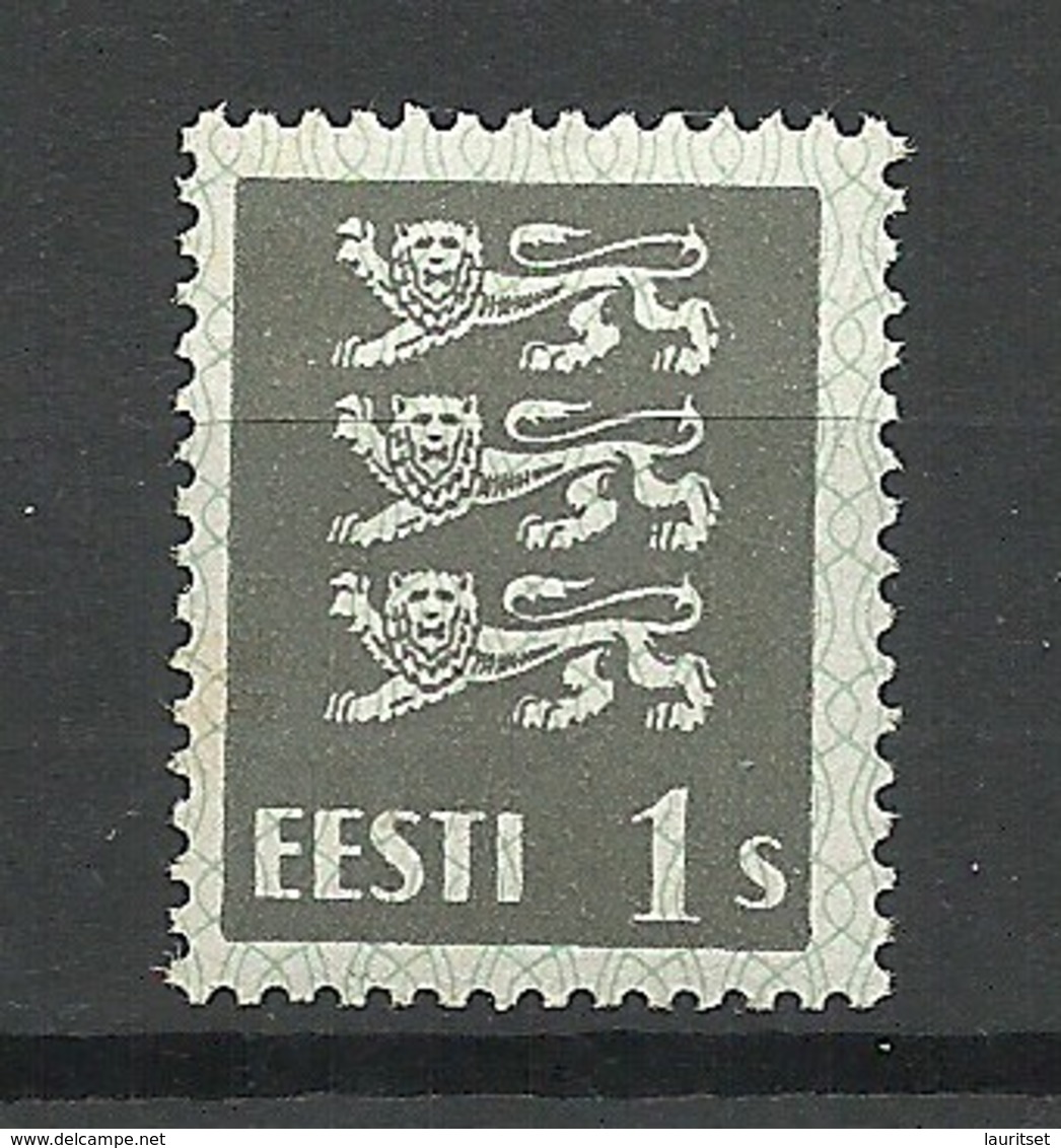 ESTLAND Estonia 1940 Michel 164 W (thick Gray Paper) MNH - Estonia