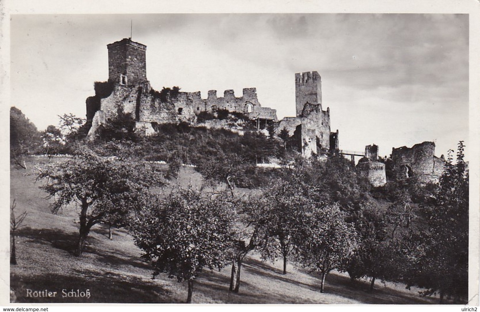 AK Lörrach - Röttler Schloß - 1928 (39684) - Lörrach