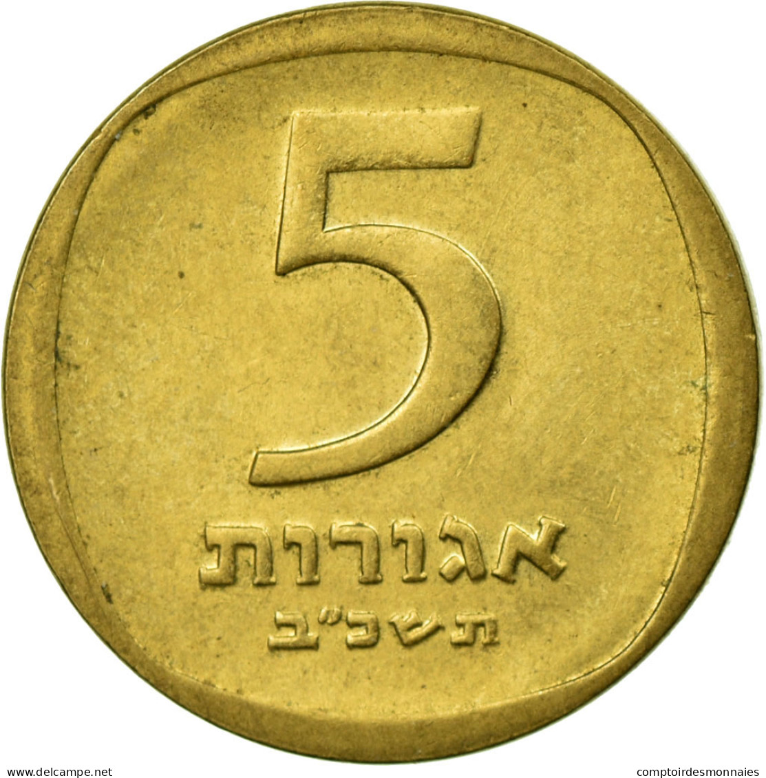 Monnaie, Israel, 5 Agorot, 1962, Tel Aviv, TTB, Aluminum-Bronze, KM:25 - Israel