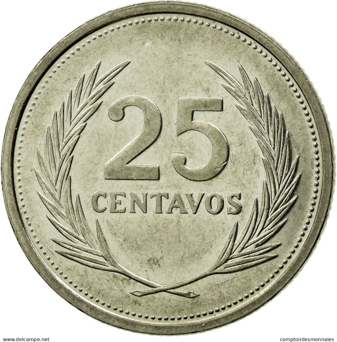 Monnaie, El Salvador, 25 Centavos, 1994, British Royal Mint, TTB, Nickel Clad - El Salvador