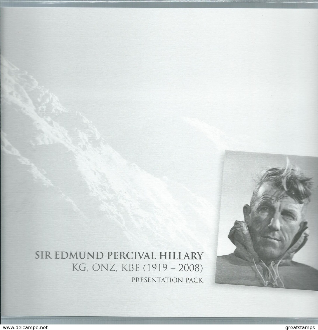 NEW ZEALAND Sie Edmund Hilary   Presentation  PACK. 1 FDCS ONE SET Stamps 1set    SG3101 - Briefe U. Dokumente