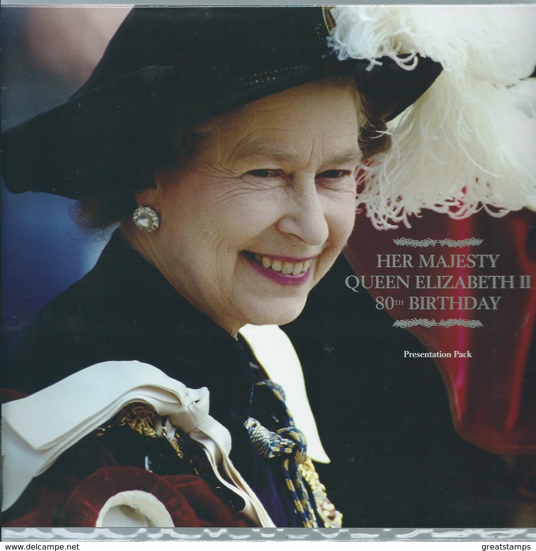 NEW ZEALAND Queen 80th Birthday    Presentation  PACK. 1 FDCS ONE SET Stamps 1set With  Jersey     SGms1273 - Covers & Documents