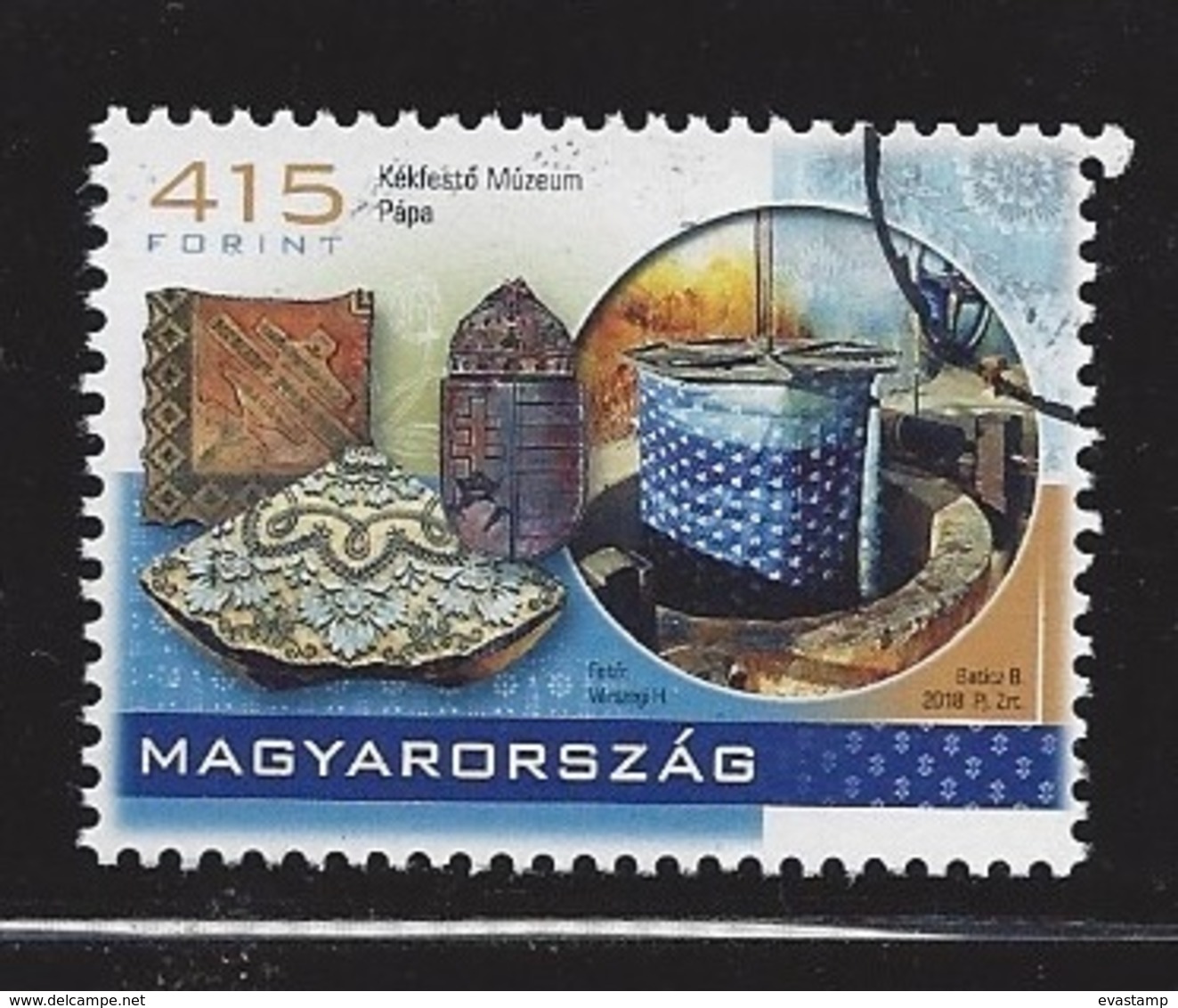 HUNGARY-2018. Treasures Of Hungarian Museums - Jósa András Museum, Nyíregyháza • Blue-Dyeing Museum, Pápa USED!!! - Oblitérés