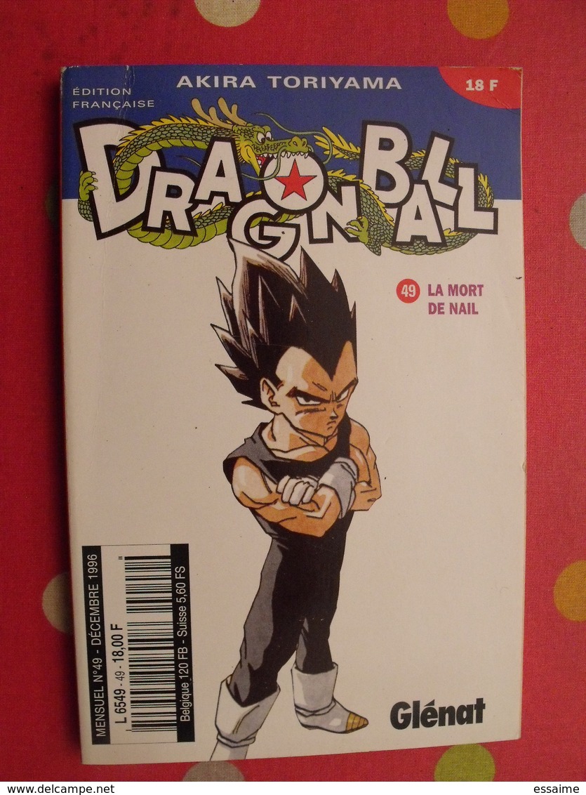 Lot De 3 Dragon Ball. Akira Toriyama. N°12,49,52. Glénat - Mangas [french Edition]