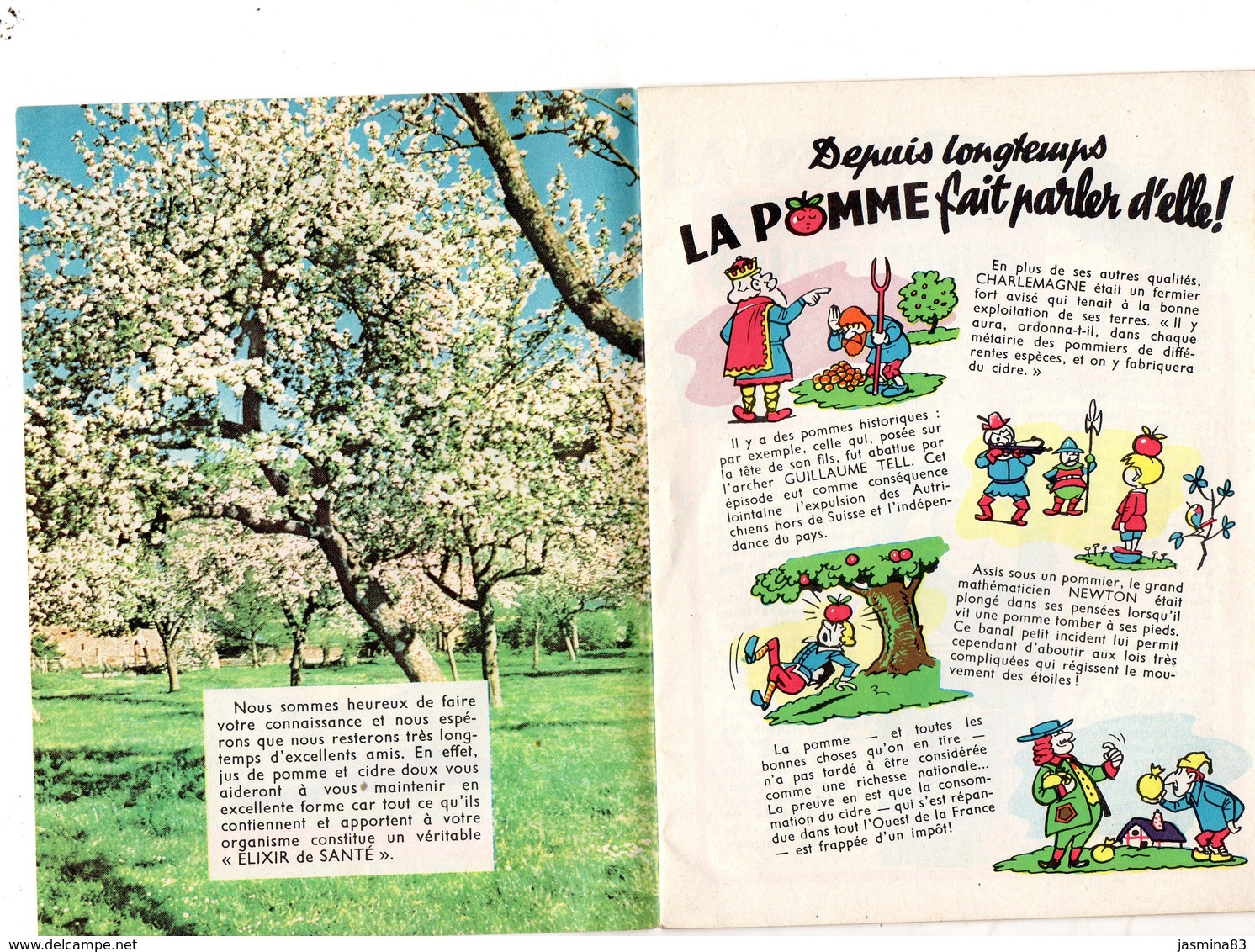 Notre Amie La Pomme (petit Livre De 12 Pages De 12,5 Cm Sur 17 Cm) - Autres & Non Classés