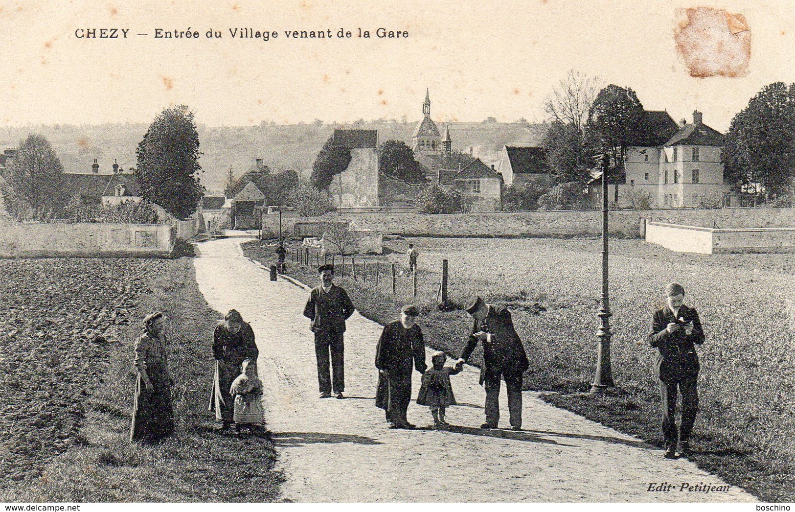 / Chézy Sur Marne - Entrée Du Village Venant De La Gare - Autres & Non Classés