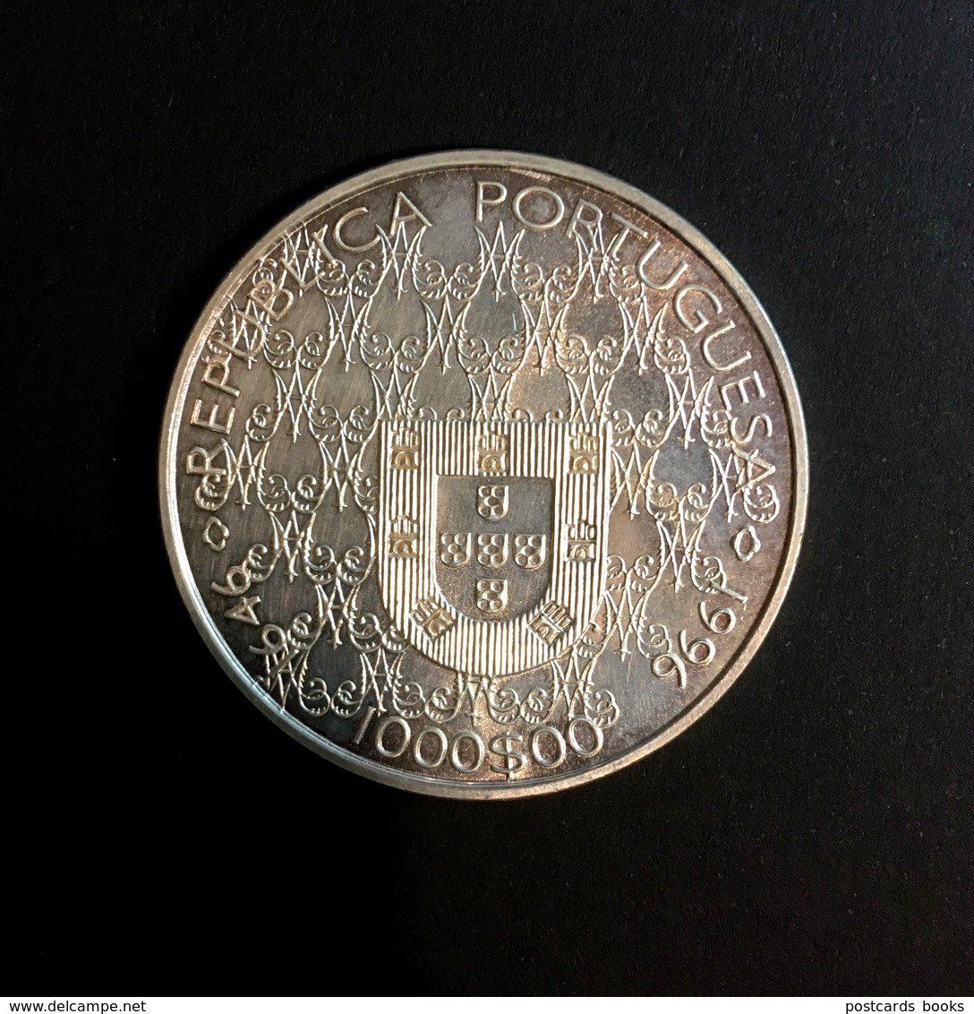 1000$00 N.S. Da CONCEIÇÃO PADROEIRA De PORTUGAL Republica Portuguesa 1996 Helder Baptista INMC SILVER Ag 500 - Portugal