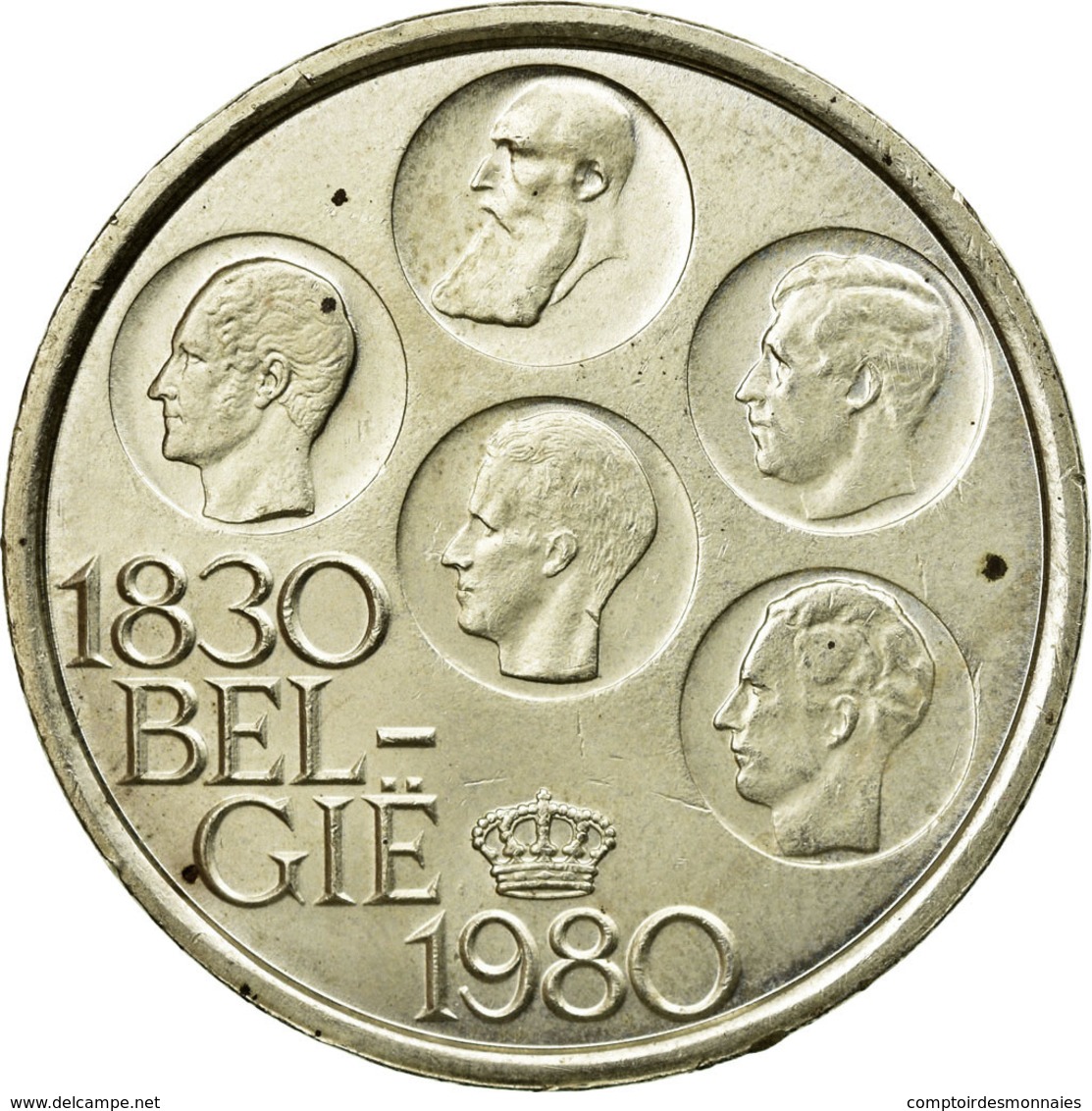 Monnaie, Belgique, 500 Francs, 500 Frank, 1980, Bruxelles, TTB, Silver Clad - 500 Francs