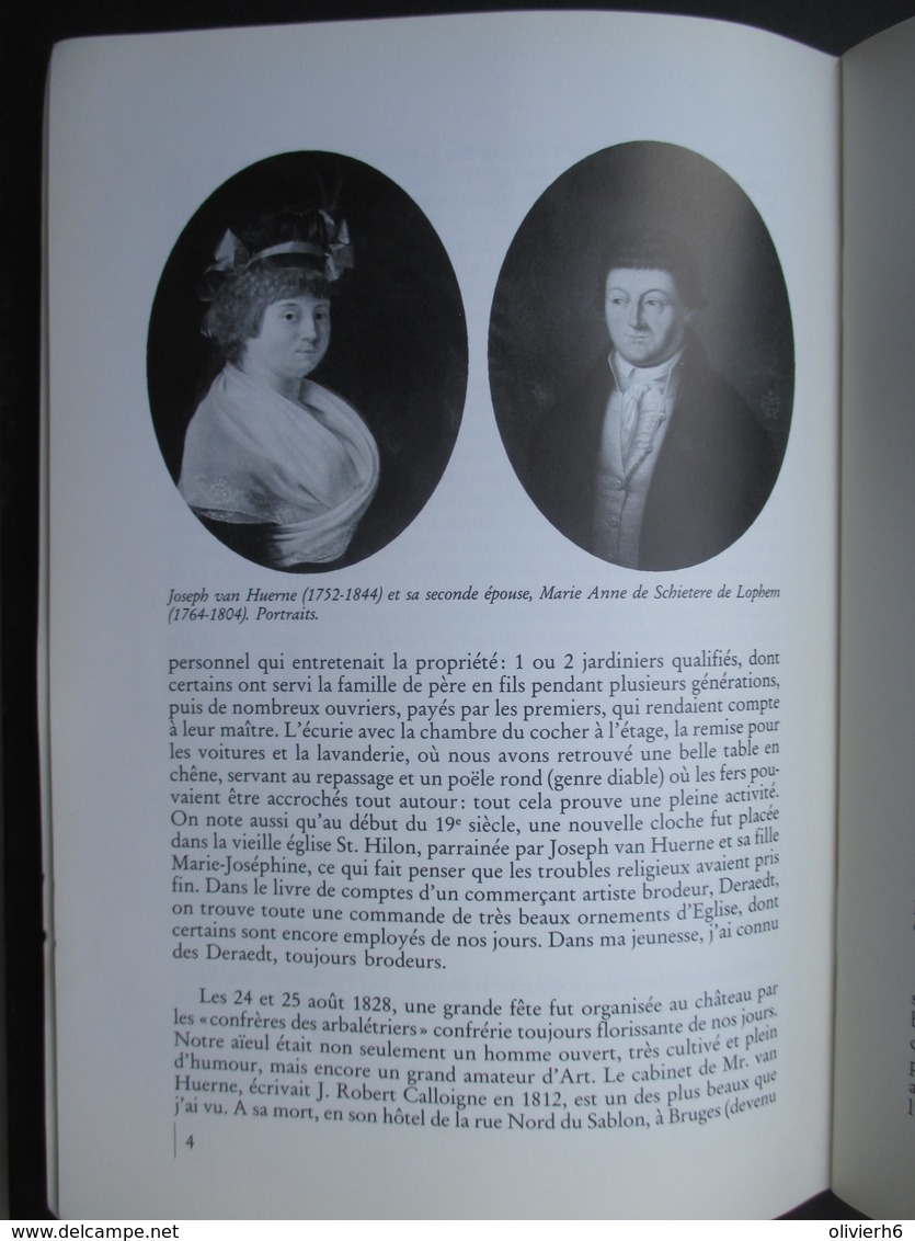 LIVRE (M1619) NOTE HISTORIQUE DU CHATEAU BLAUWHUIS A IZEGEM ET DE SES RELATIONS AVEC LES HABITANTS (8 Vues) De Pélichy - Altri & Non Classificati