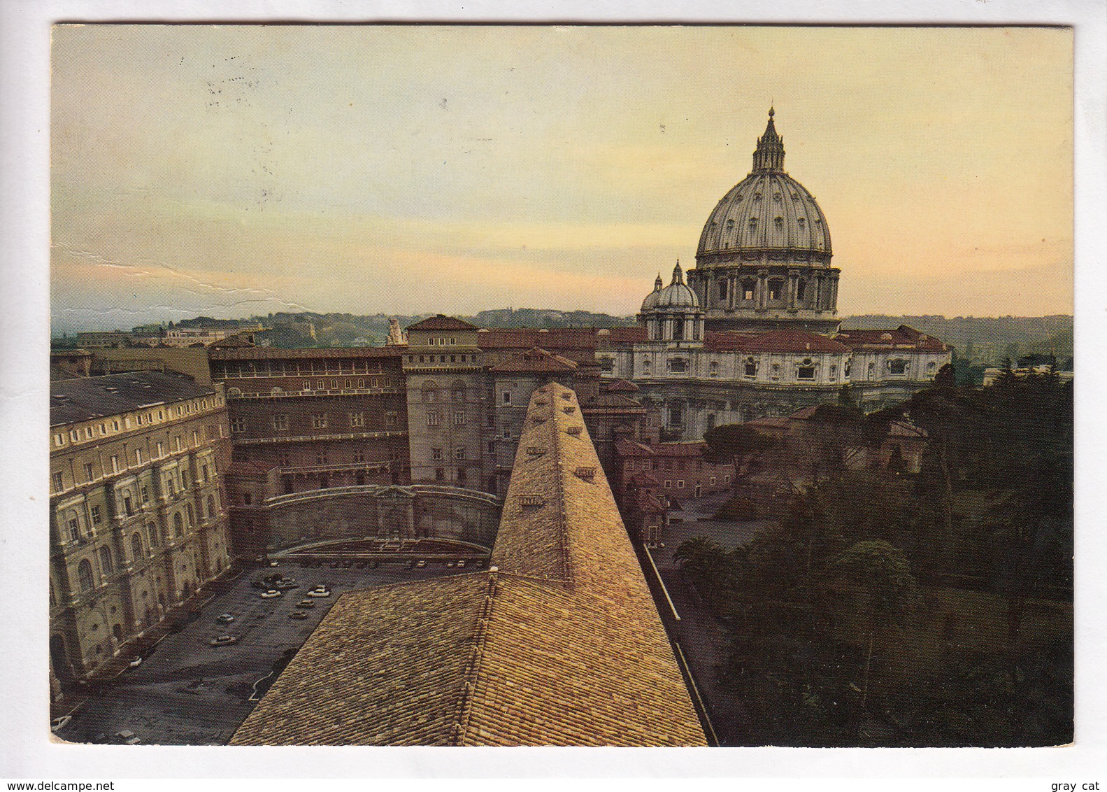 CITTA DEL VATICANO, Veduta Dalla Torre Dei Venti, Used Postcard [22924] - Vatican