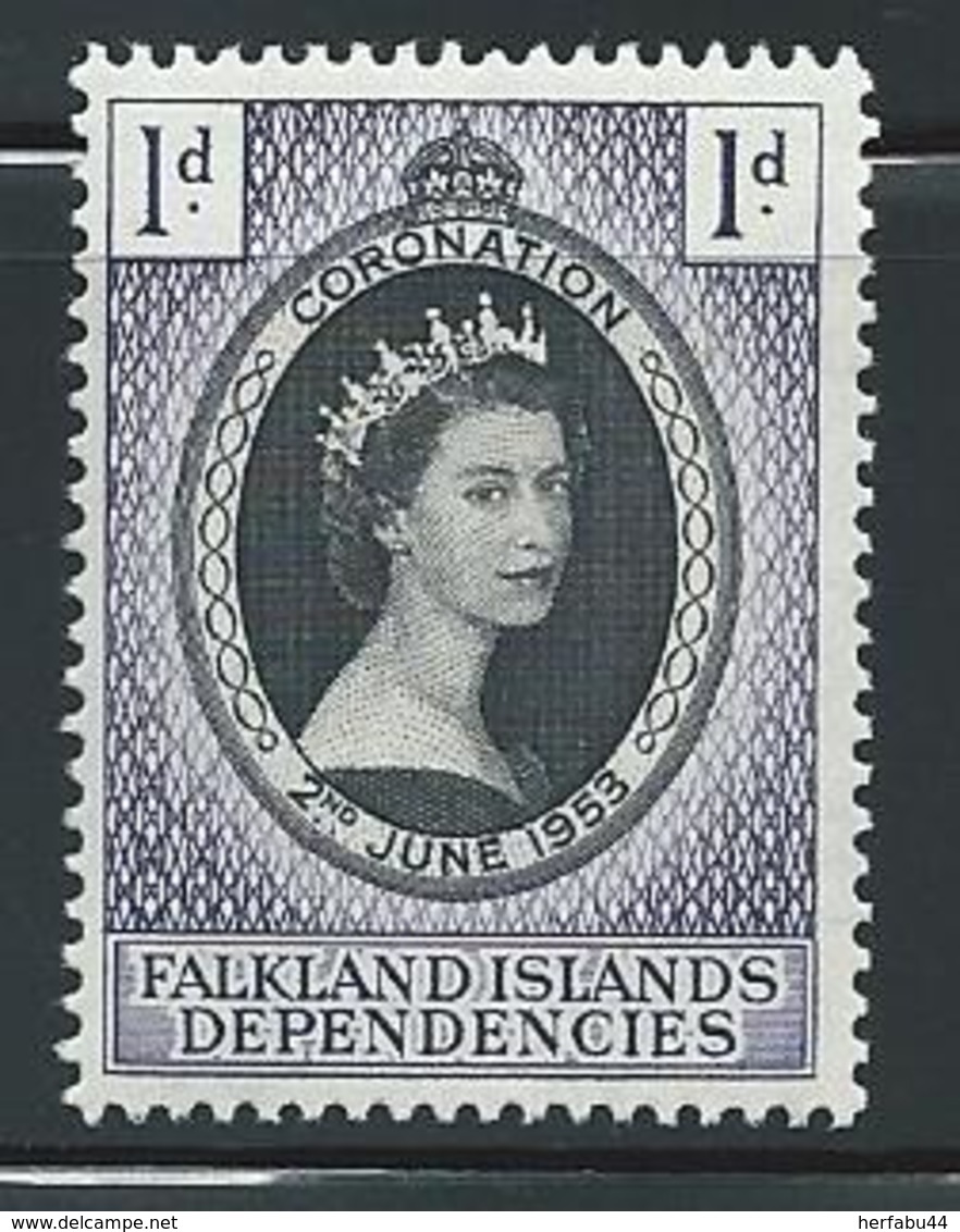 Falkland Is.  Dependencies        "Coronation"     Set    SC# 1L18    MNH - Falkland Islands