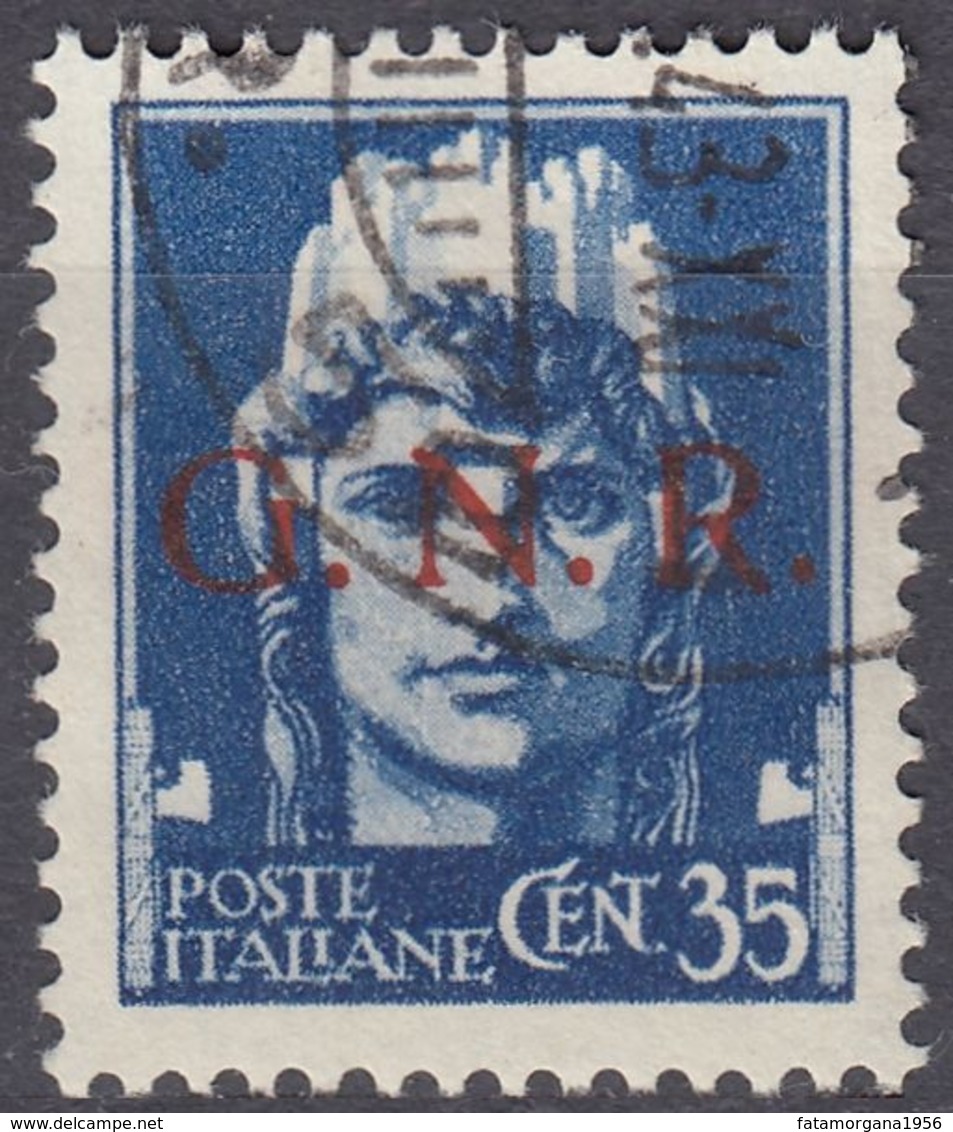 REPUBBLICA SOCIALE ITALIANA - 1944 - Yvert 5 Usato. - Oblitérés