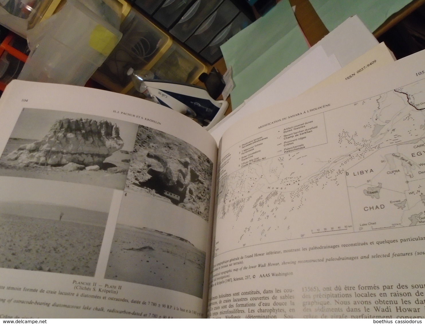 SAHARA  (2 parties ) Bulletins de la société géologique de France nov-déc 1988 et jan-fév 1989