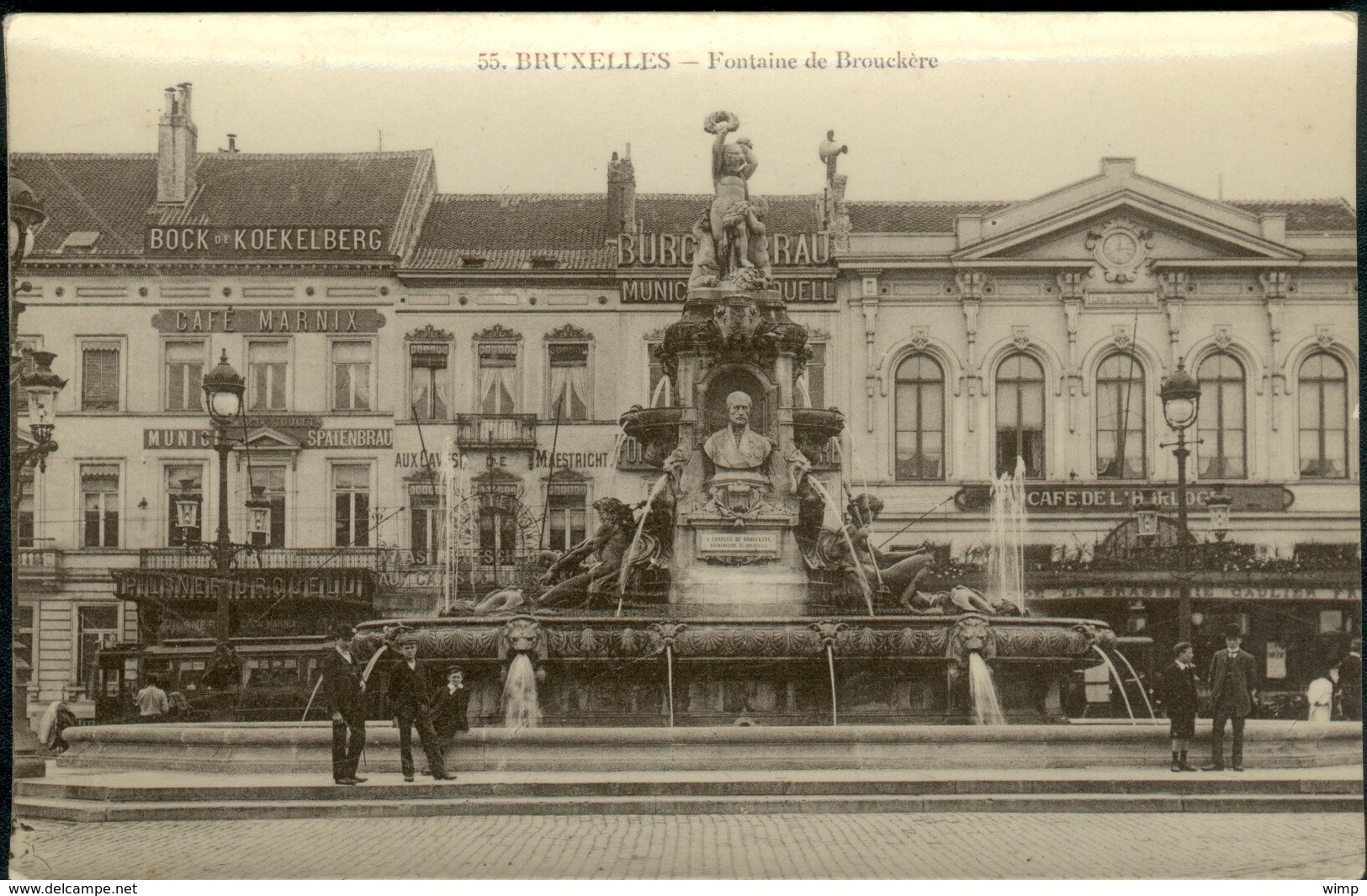 BRUXELLES : Fontaine De Brouckère - Monumenten, Gebouwen