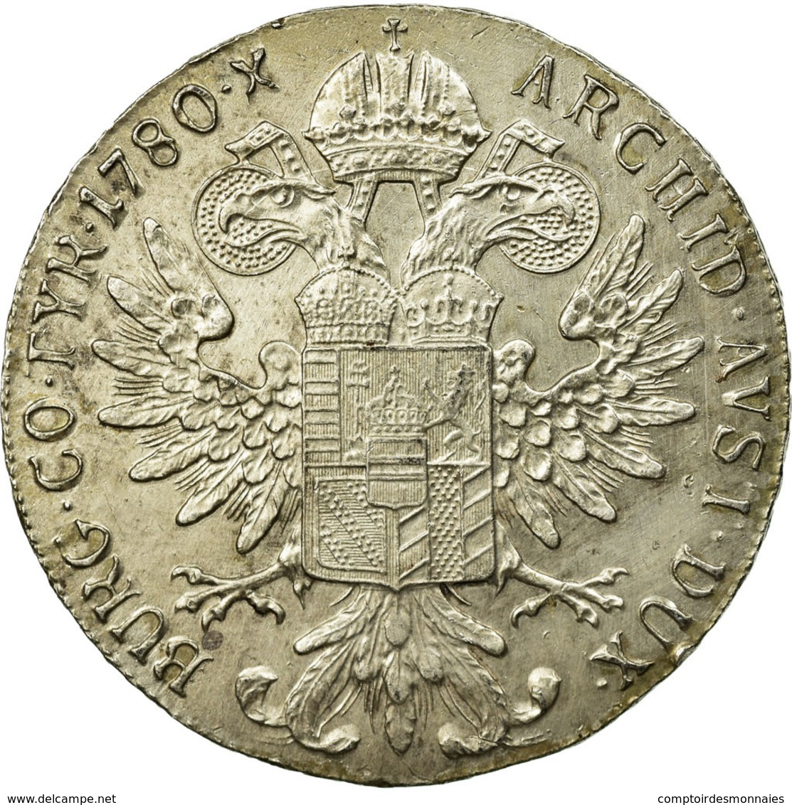 Monnaie, Autriche, Joseph II, Marie-Thérèse, Thaler, 1780, Refrappe, TTB - Austria