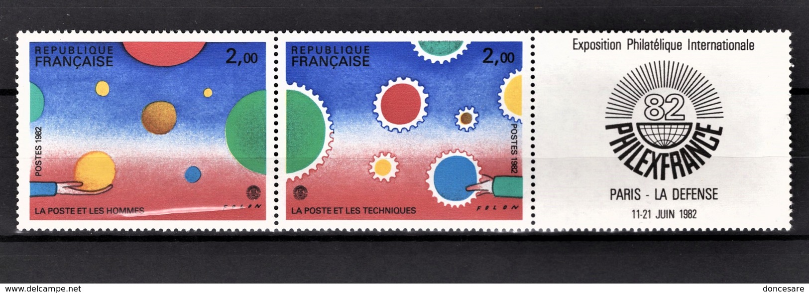 FRANCE  1982 - Y.T. N° 2200A (2199/2200 ) - NEUF** - Neufs