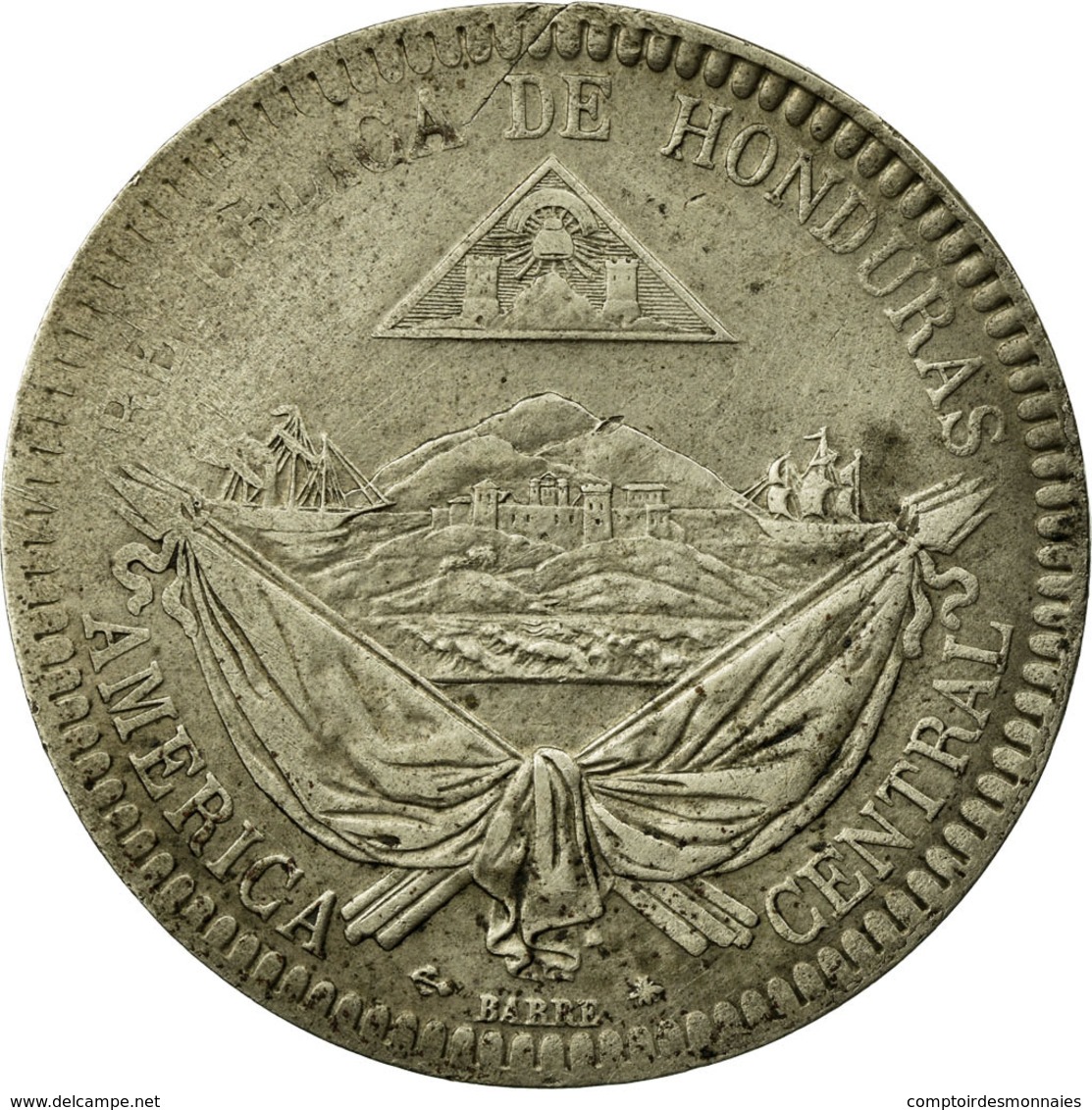 Monnaie, Honduras, Real, 1870, Paris, TB, Copper-nickel, KM:33 - Honduras