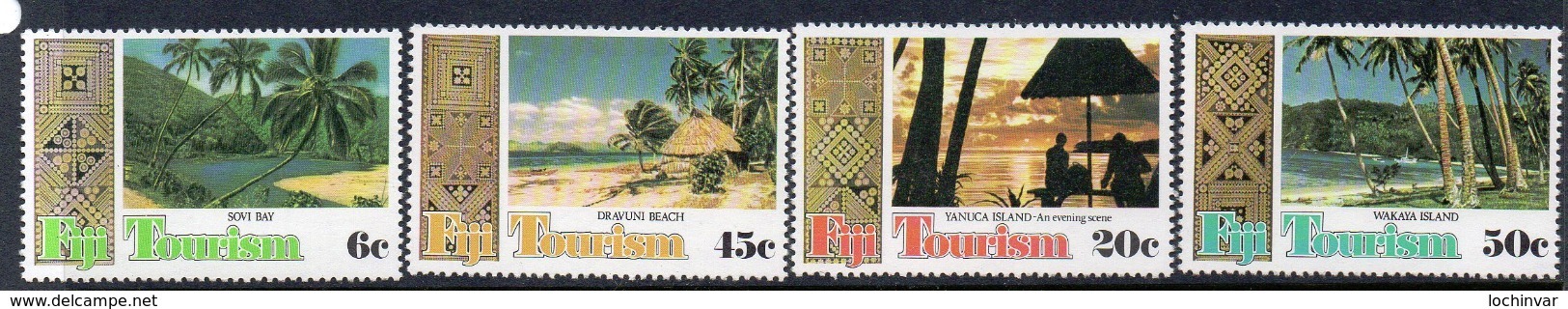 FIJI, 1980 TOURISM 4 MNH - Fiji (1970-...)