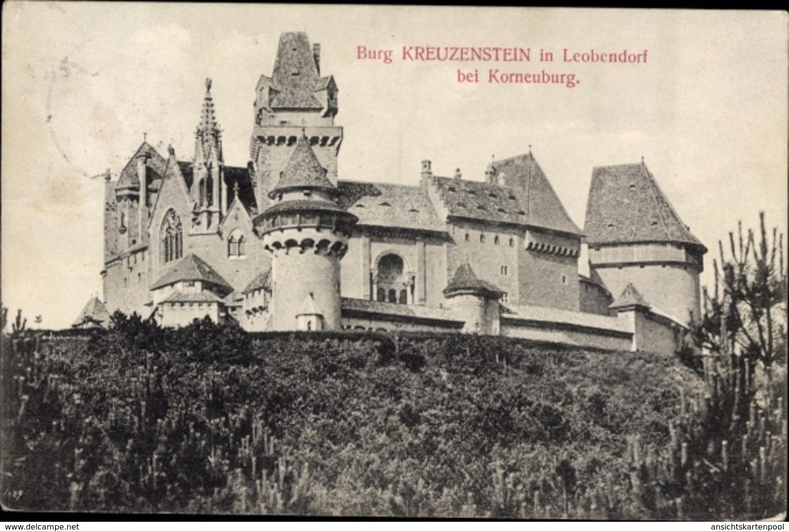 Cp Leobendorf In Niederösterreich, Burg Kreuzenstein - Autres & Non Classés