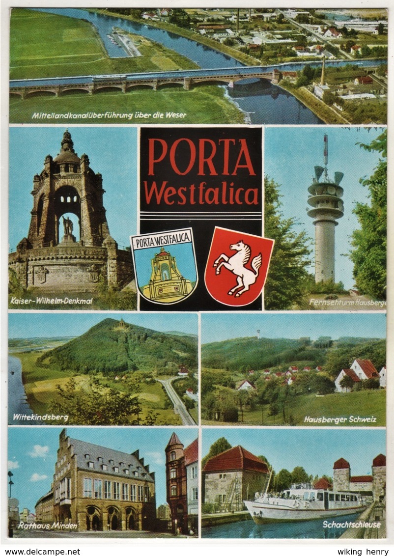 Porta Westfalica - Mehrbildkarte 4 - Porta Westfalica