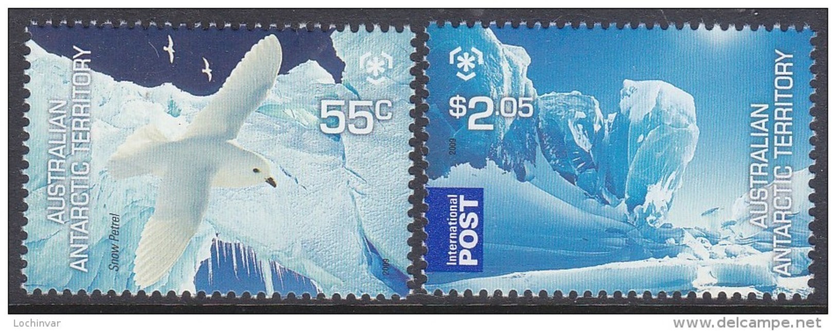 AAT, 2009 POLES/GLACIERS 2 MNH - Unused Stamps