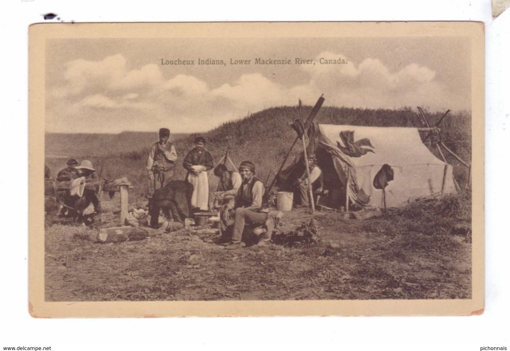 LOUCHEUX Indians Lower MacKenzie River Canada Indiens Natives - Yukon