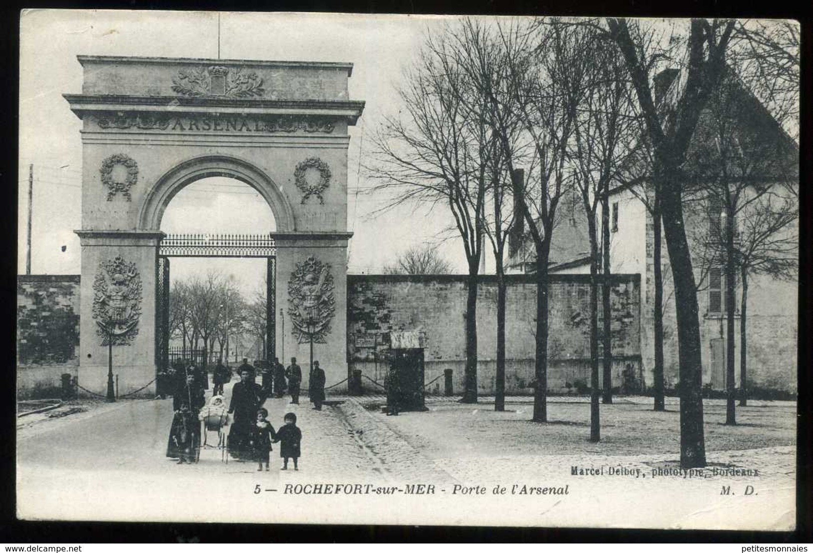 17 ROCHEFORT Porte De L'arsenal 1917 (1) - Rochefort