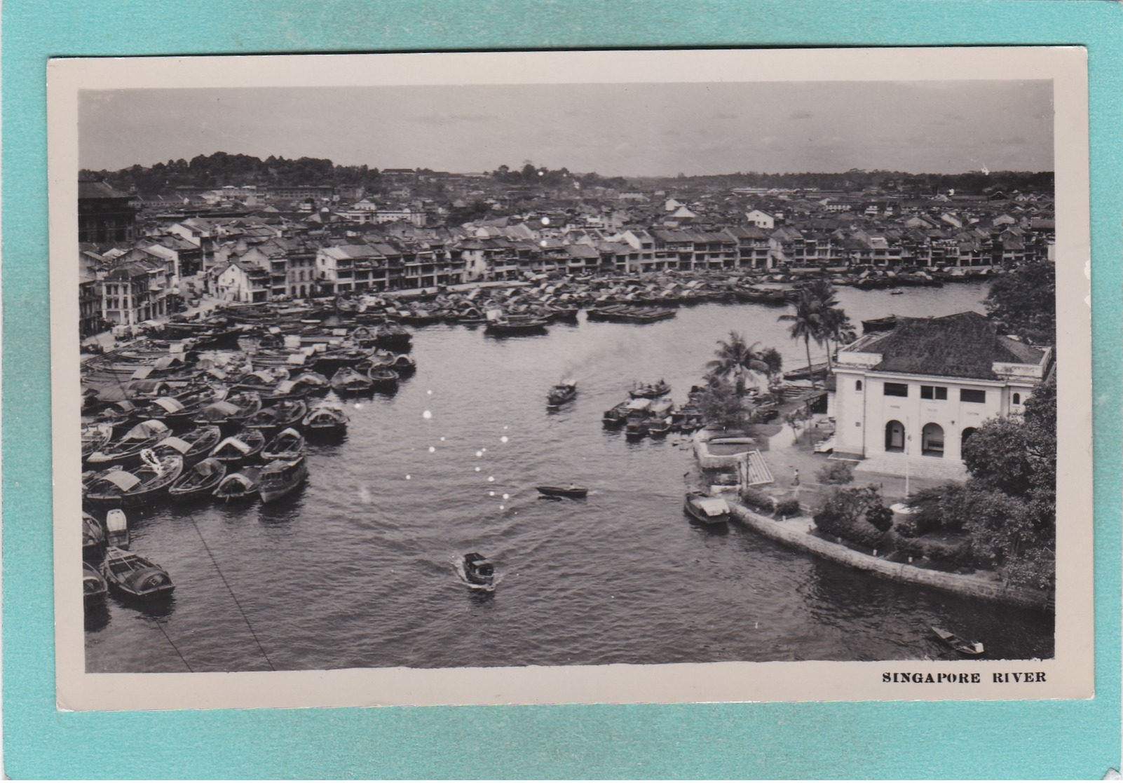 Old Small Post Card Of Singapore River,Q58. - Singapore