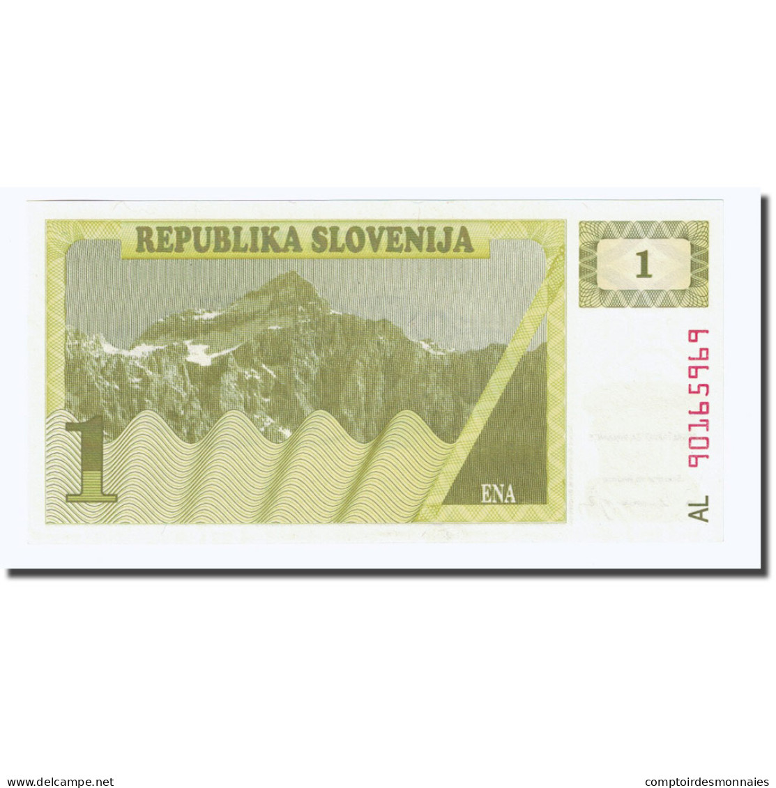 Billet, Slovénie, 1 (Tolar), Undated (1990), KM:1a, NEUF - Slovénie