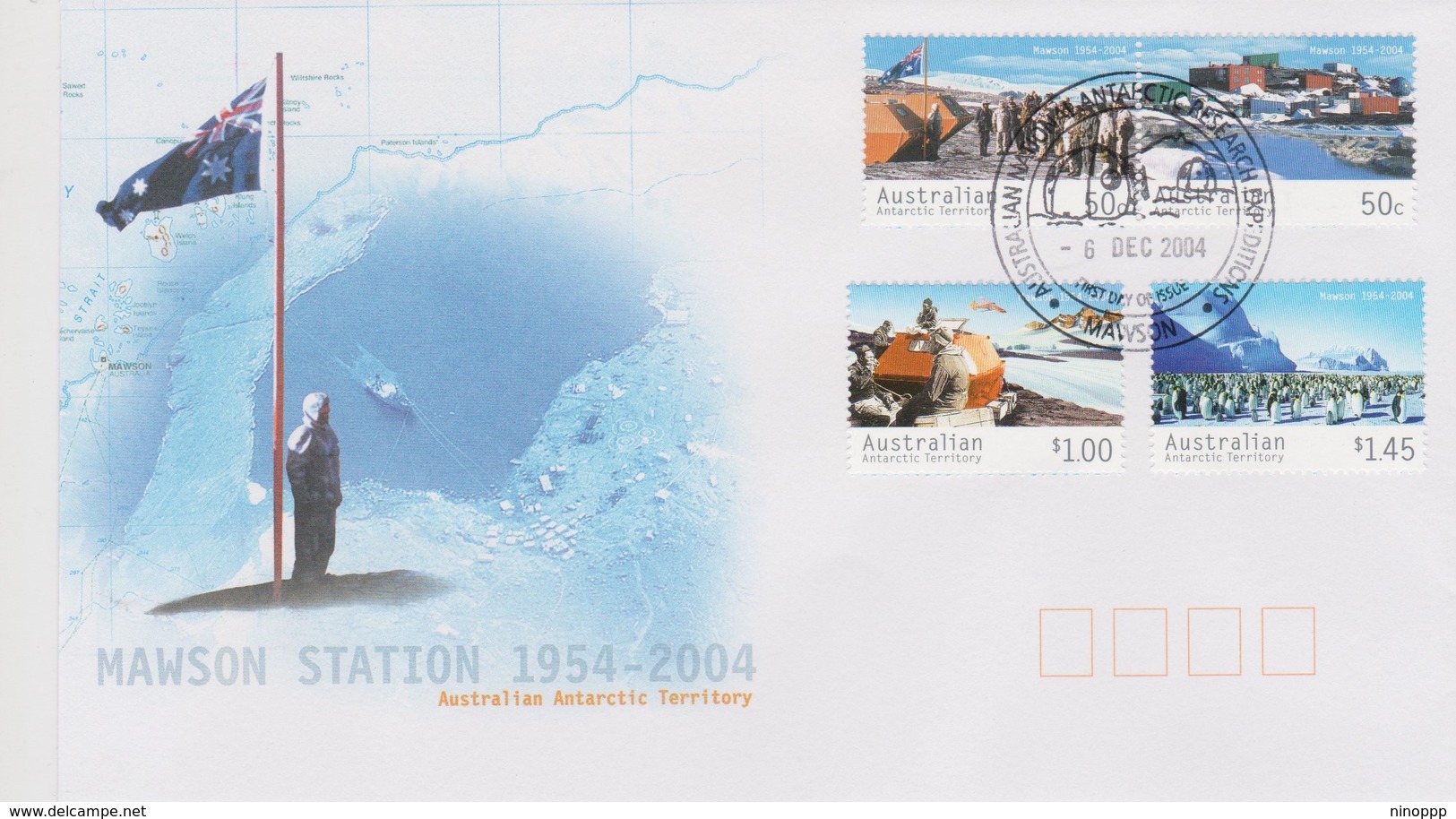 Australian Antarctic Territory 2004 Mawson Stations,Mawson Base, FDC - FDC