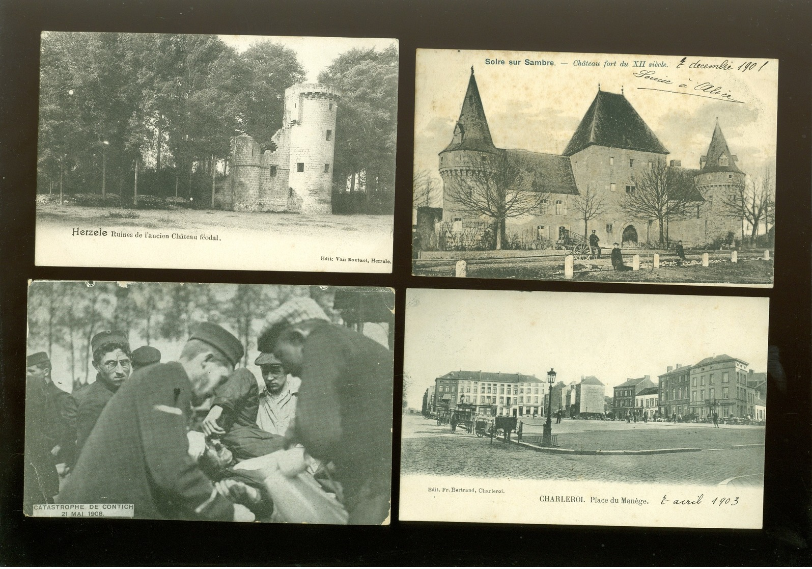 Grand beau lot de 100 cartes postales de Belgique        Groot mooi lot van 100 postkaarten van België